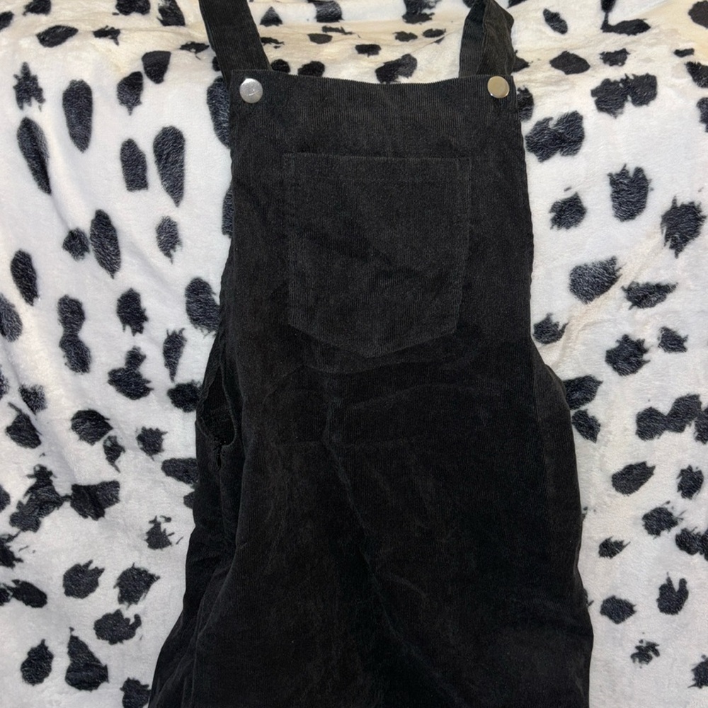 Corduroy overall dress